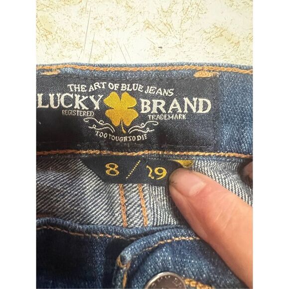 Lucky Brand Womans Charlie Straight Jeans Sz 8/32 Length - Picture 3 of 6